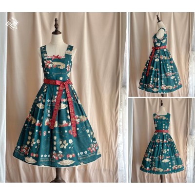 Miss Point Strawberry Pictorial 2.0 Simple JSK(Reservation/3 Colours/Full Payment Without Shipping)